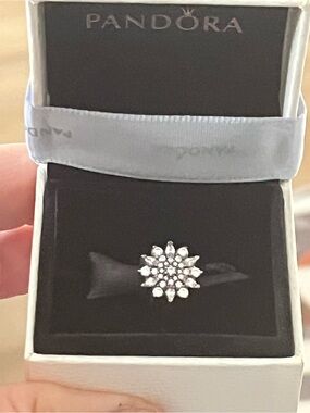 New in Box Pandora Ice Crystal Charm .925